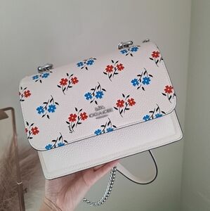NWT COACH Klare Crossbody Bag With Floral Print CT831 -  Length: 8.5" - $450
